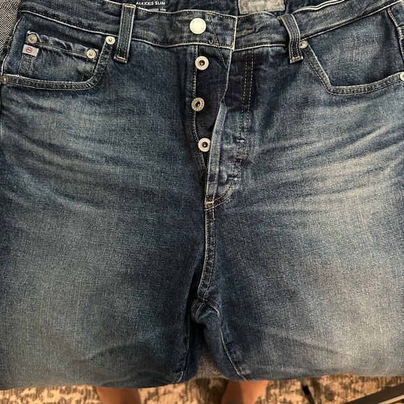 AG ALEXXIS VINTAGE HIGH RISE STRAIGHT SLIM Petite Ankle - Picture 3 of 8